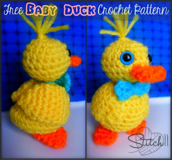 Free Baby Duck Crochet Pattern