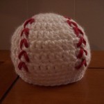 crocheted Newborn Baseball Hat