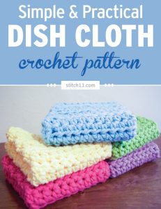 Dish Cloth Crochet Pattern