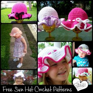 free sun hat crochet patterns