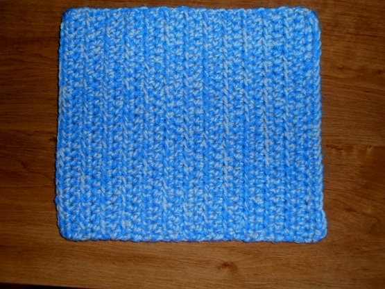 HDC - Two strands of medium weight yarn