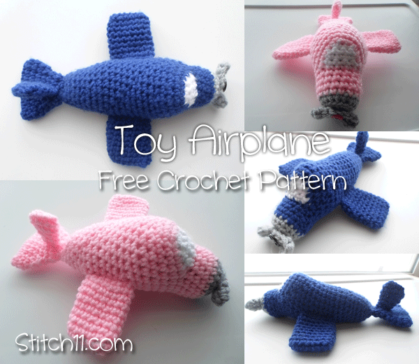Free-Crochet-Pattern-Toy-Airplane