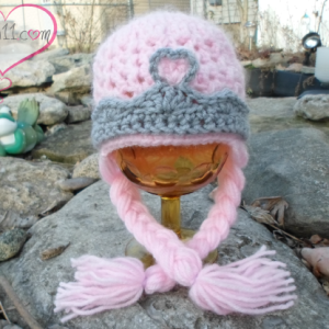 Newborn-Crochet- Princess-Hat