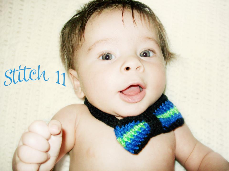 Crochet Infant Bow Tie