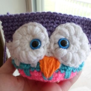 Crochet Owl Head