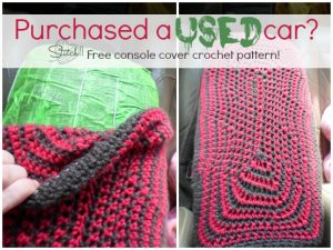 Car Console Cover Crochet Pattern