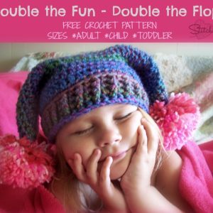 Double the fun - Double the Flop - Free Crochet Pattern Adult-Child-TOddler