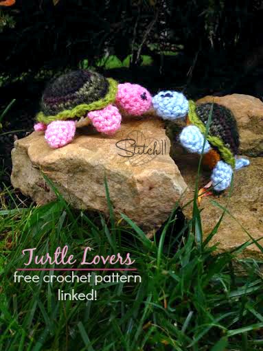 free turtle crochet pattern