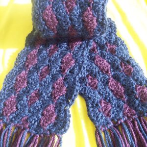 Soft and Squishy Shell Scarf - free crochet pattern