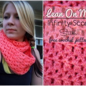 Lean On Me - Free Infinity Scarf Crochet Pattern by Stitch11