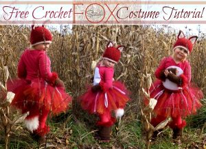 Free Crochet FOX Costume Tutorial
