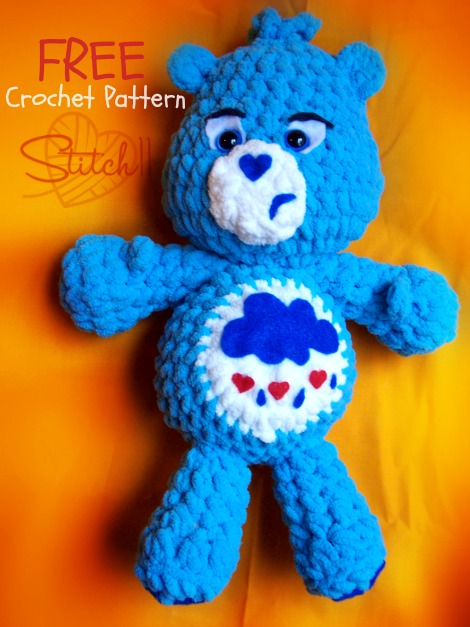 Free Grumpy Carebear Crochet Pattern