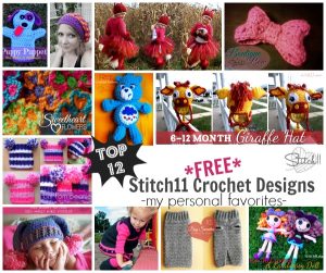 Top 12 (FREE) Stitch11 Crochet Designs