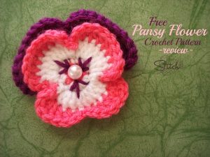 Free Pansy Flower Crochet Pattern - Review
