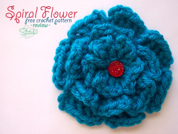 Spiral Flower - Free Crochet Pattern - Review