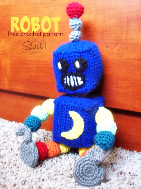 Free Robot Crochet Pattern