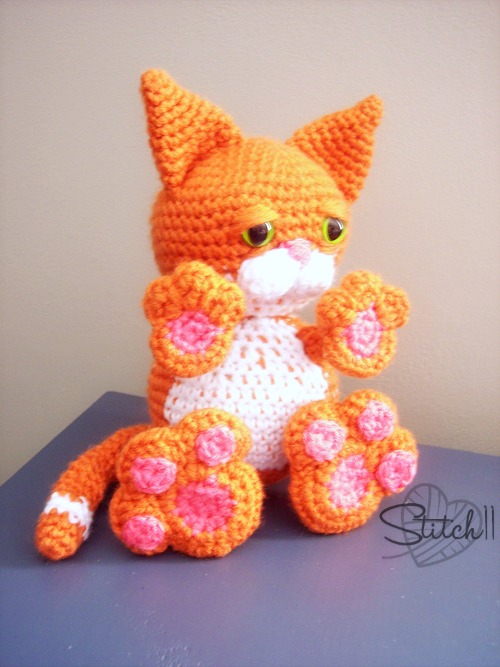 Cute Cat - Why I follow crochet patterns.