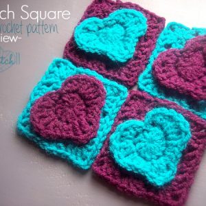 3 inch crochet square - free crochet pattern - review