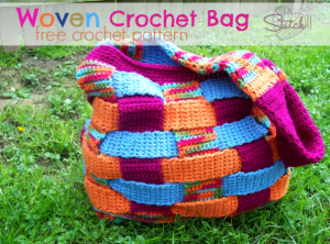 Woven Crochet Bag - Free Crochet Pattern
