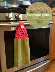 Bounding Towel Topper - Free Crochet Pattern