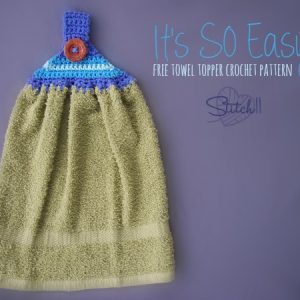 It's SO Easy - Free Towel Topper Crochet Pattern - Stitch11