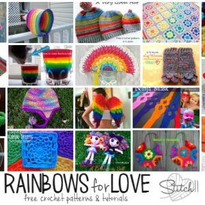 Rainbows for Love - Free crochet patterns and tutorials