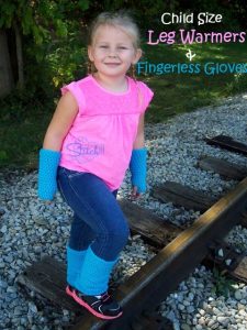 Child Size Leg Warmers and Fingerless Gloves - Free Crochet Pattern