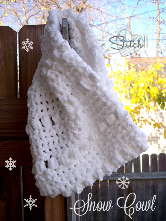 Snow Cowl - Free Crochet Pattern by Stitch11