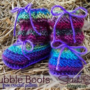 Bubble Boots - Free Crochet Pattern - Review - Stitch11
