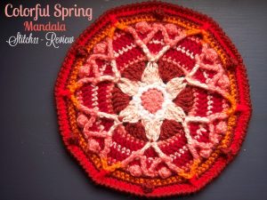 Colorful Spring Mandala - Free Crochet Pattern Review - Stitch11