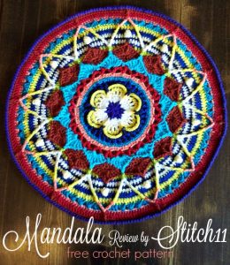 Mandala - Free Crochet Pattern - Review by Stitch11