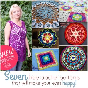 Seven Free Crochet Patterns That Will Make Your Eyes Happy - Stitch11