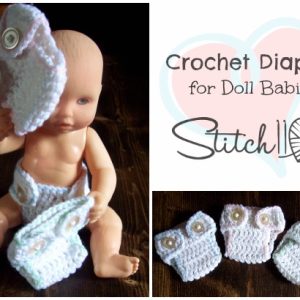 Crochet Diapers for Doll Babies