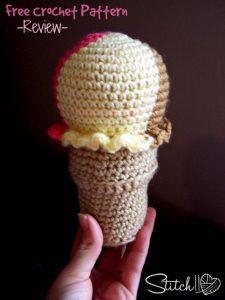 Free Crochet Ice Cream Pattern - Stitch11 Review