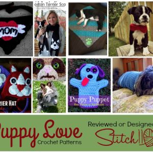 Puppy Love Crochet Patterns Reviewed or Designed by Stitch11