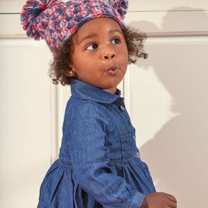 Pom-Dorable Hat - Design by Corina Gray - Red Heart Baby Hugs