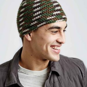 Camo Crochet Hat