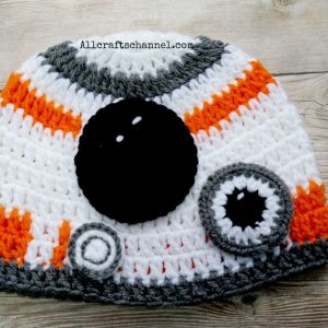 Star Wars Inspired BB-8 Hat Crochet Pattern