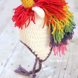 Unicorn Crochet Hat