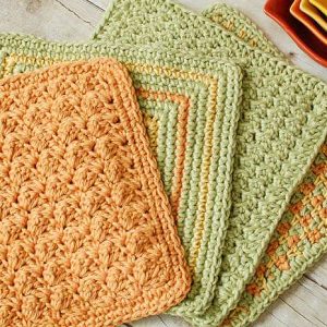 Afghan Stitch Crochet Kitchen Mat