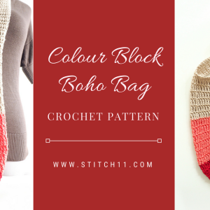 It’s hard to stay organized. But with the Colorblock Boho Bag, you can get everything done and look good while doing it. #crochetbag #crochetpattern #crochetbohobag #crochetlove #crochetaddict