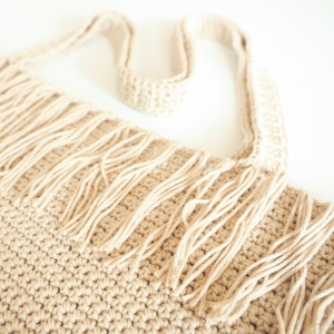 Fringe Shopping Bag Crochet Pattern