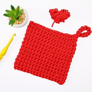 Thermal Stitch Crochet Hot Pad