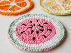 Tutti Frutti Crochet Potholder