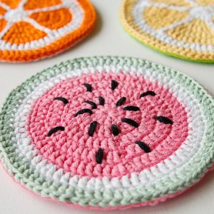 Tutti Frutti Crochet Potholder