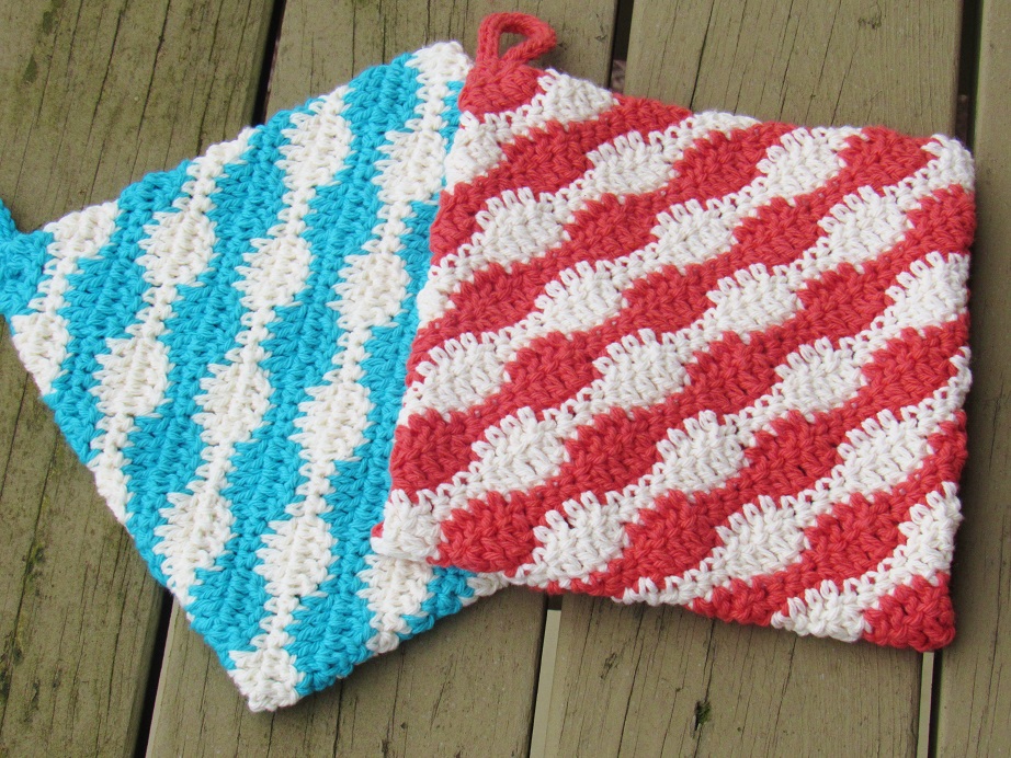 23 Free and Simple Crochet Potholder and Hot Pad Patterns  Stitch11