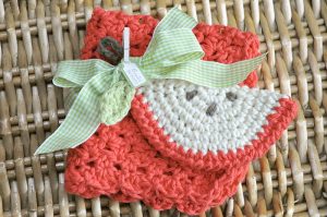 Back-To-School Crochet Scrubbie