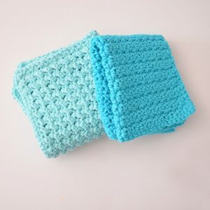 Easy Textured Crochet Washcloths