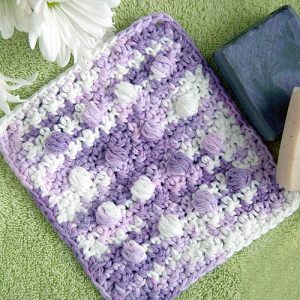 Pampering Massage Crochet Washcloth