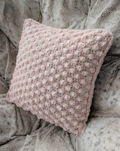 Crochet Puff Pillow
